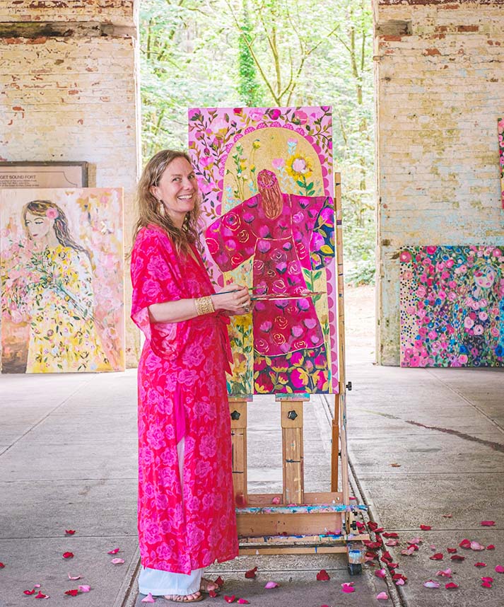 carrie schmit my painting are an expression of a force flowing through me