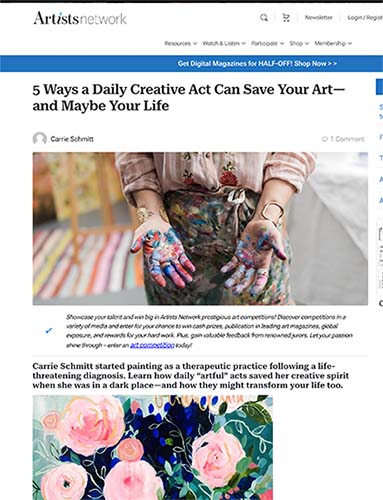 carrie schmit press artists network