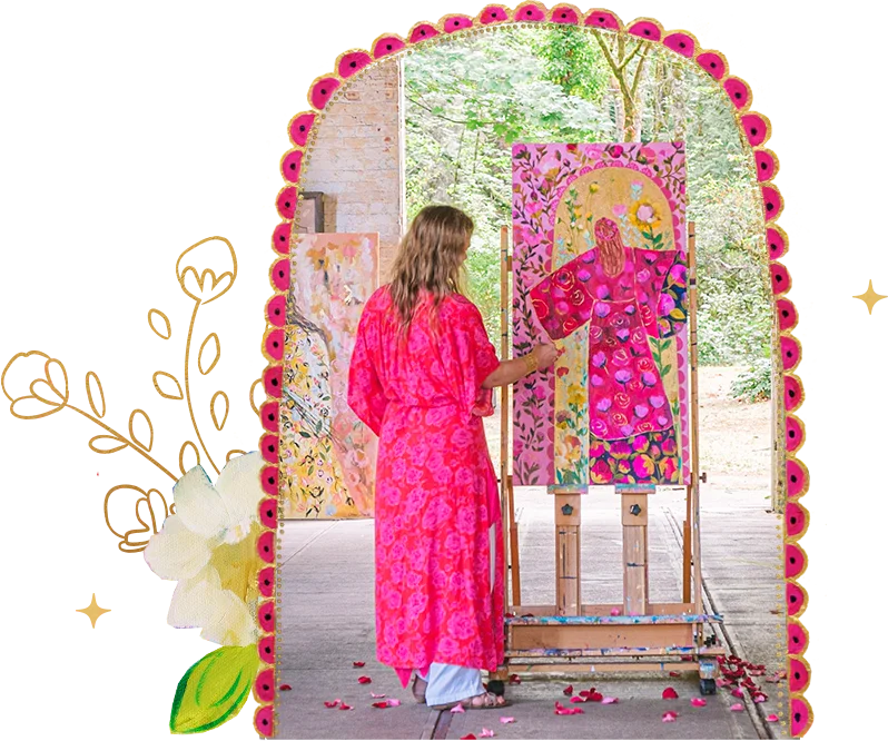 Carrie Schmitt creative spirit art poster