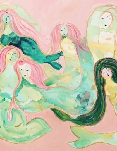 a shimmer of mermaids