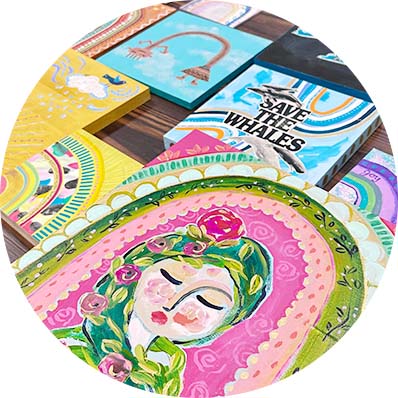 carrie schmit 3 joyful art projects